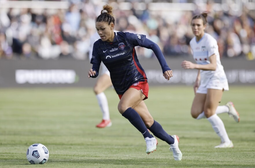 Washington Spirit Soccer Superstar Trinity Rodman Takes her Family's Competitive Nature to New Heights and Shares Her Knowledge Photo